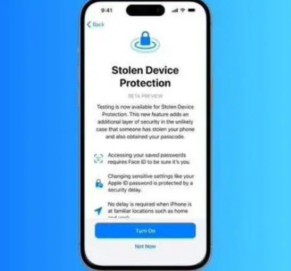 乌兰苹果授权维修店分享被盗设备保护功能开启方法 